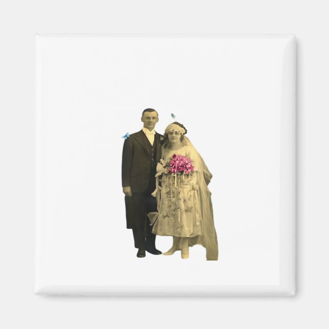 Till Death Do Us Part Meme Classic Style Magnet (Front)