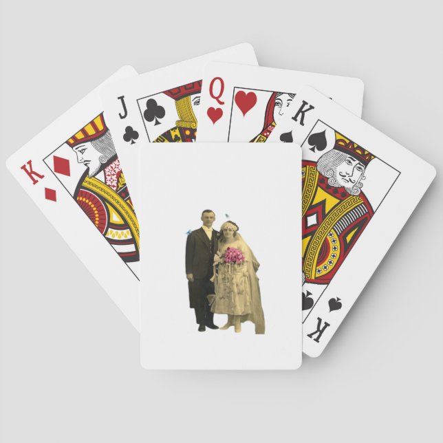 Till Death Do Us Part Meme Classic Style Poker Cards (Back)