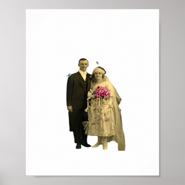 Till Death Do Us Part Meme Classic Style Poster (Front)