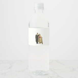 Till Death Do Us Part Meme Classic Style Water Bottle Label