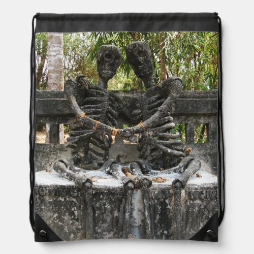 Till Death Do Us Part  Nong Khai Thailand Drawstring Bag