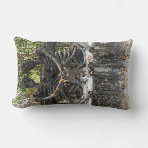 Till Death Do Us Part  Nong Khai Thailand Lumbar Pillow