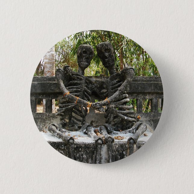Till Death Do Us Part ... Nong Khai, Thailand Pinback Button (Front)