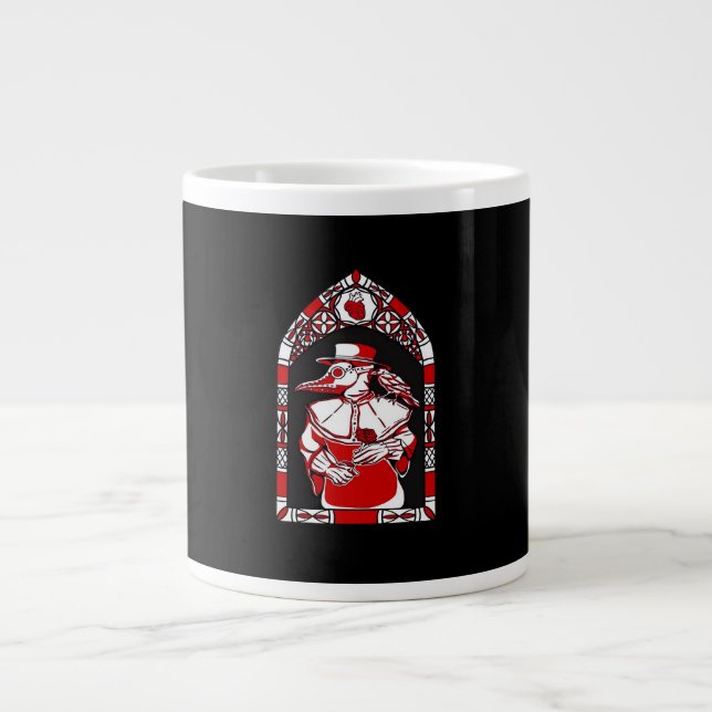 Till Death Do Us Part Plague Doctor Classic Love M Giant Coffee Mug (Front)