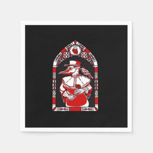 Till Death Do Us Part Plague Doctor Classic Love M Napkins