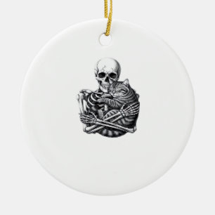 Till Death Do Us Part Quote Classic Design Ceramic Ornament