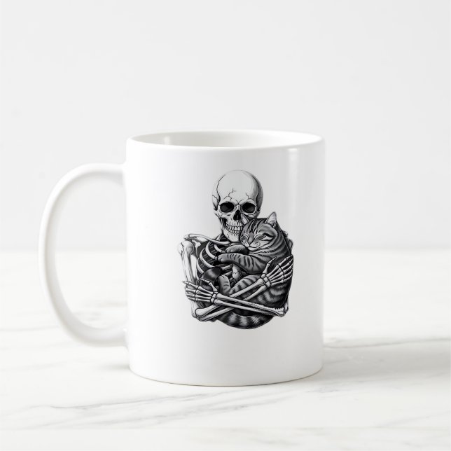 Till Death Do Us Part Quote Classic Design Coffee Mug (Left)
