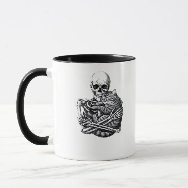 Till Death Do Us Part Quote Classic Design Mug (Left)