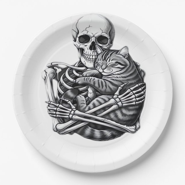 Till Death Do Us Part Quote Classic Design Paper Plates (Front)