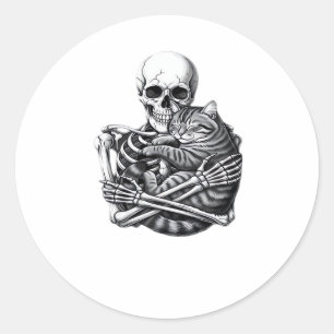 Till Death Do Us Part Quote Classic Design Round Sticker