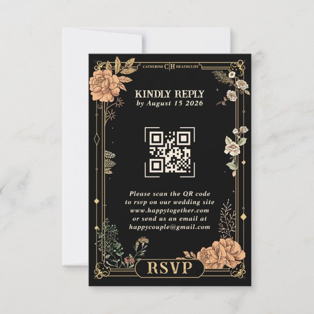 Till Death Do Us Part RSVP Card (Front)