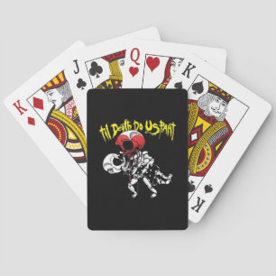 Till Death Do Us Part – Skeleton Couple Forever Poker Cards