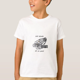 Till Death Do Us Part Skeleton Hands (Cream) Class T-Shirt