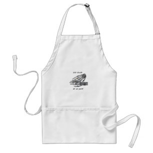 Till Death Do Us Part Skeleton Hands Cream Classic Adult Apron