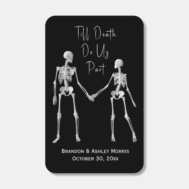 Till Death Do Us Part Skeleton Matchboxes (Front)