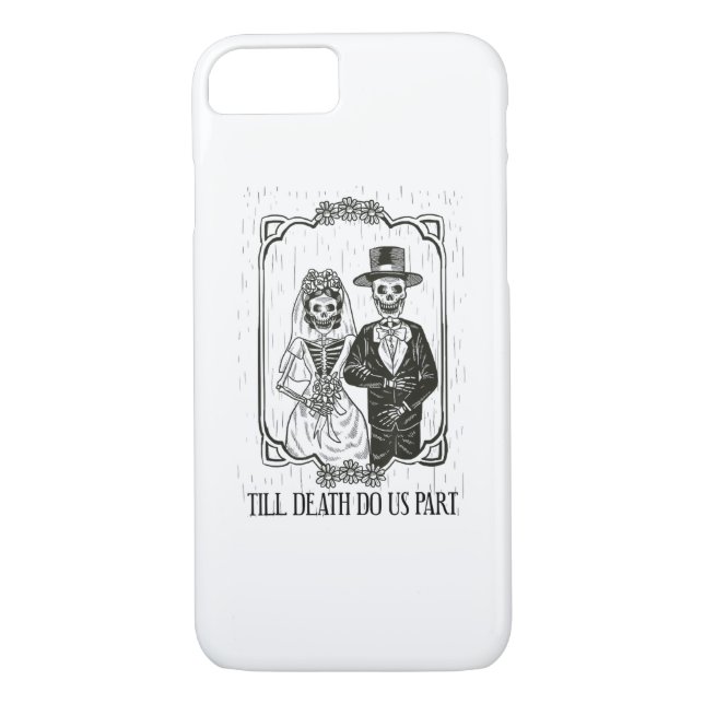 Till Death Do Us Part Skeleton Wedding Couple – Case-Mate iPhone Case (Back)