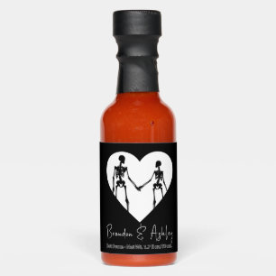 Till Death Do Us Part Skeleton White Hot Sauces