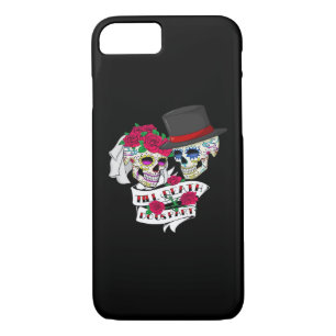 Till Death Do Us Part Skull iPhone 8/7 Case