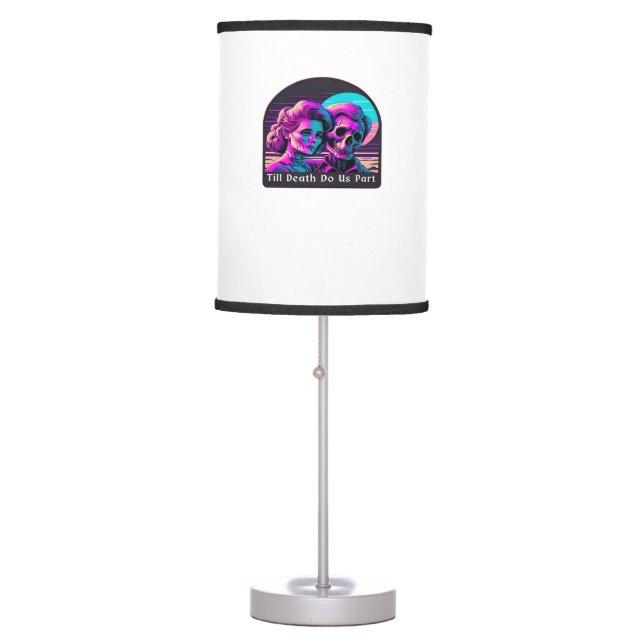 Till Death Do Us Part – Sloth and Soulmate Table Lamp (Front)