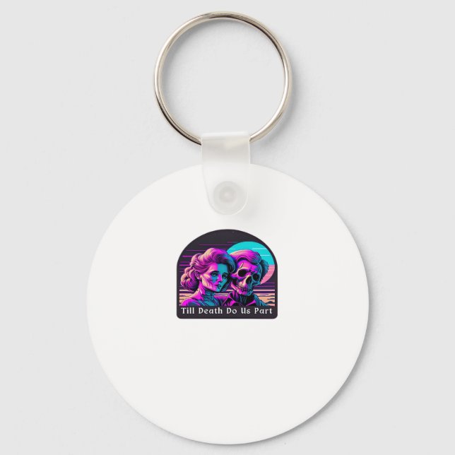 Till Death Do Us Part Sloth and Soulmate Theme Keychain (Front)