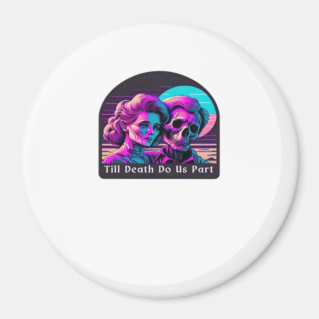 Till Death Do Us Part Sloth and Soulmate Theme Magnet (Front)