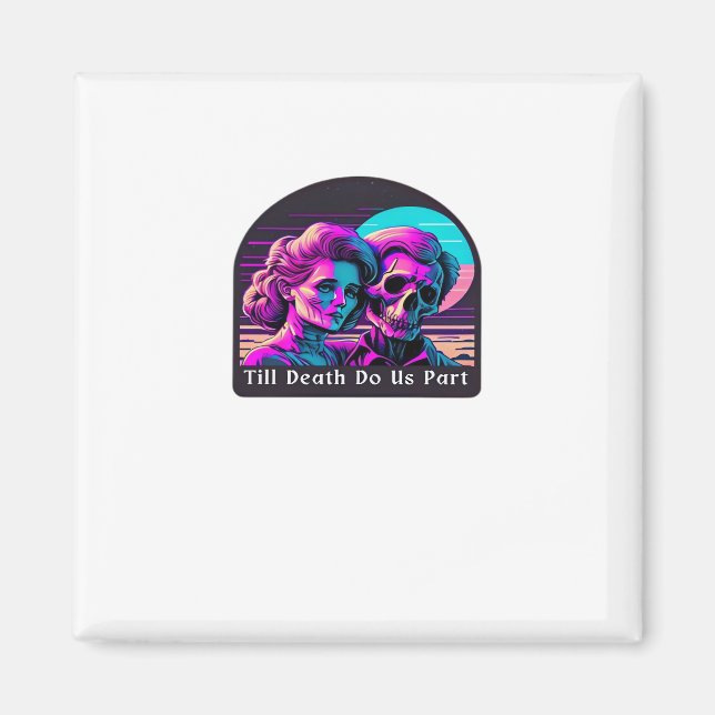 Till Death Do Us Part Sloth and Soulmate Theme Magnet (Front)