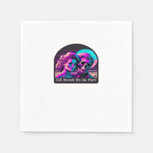 Till Death Do Us Part Sloth and Soulmate Theme Napkins