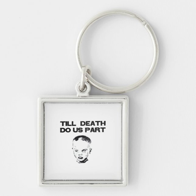 Till Death Do Us Part Sloth Classic Design Keychain (Front)