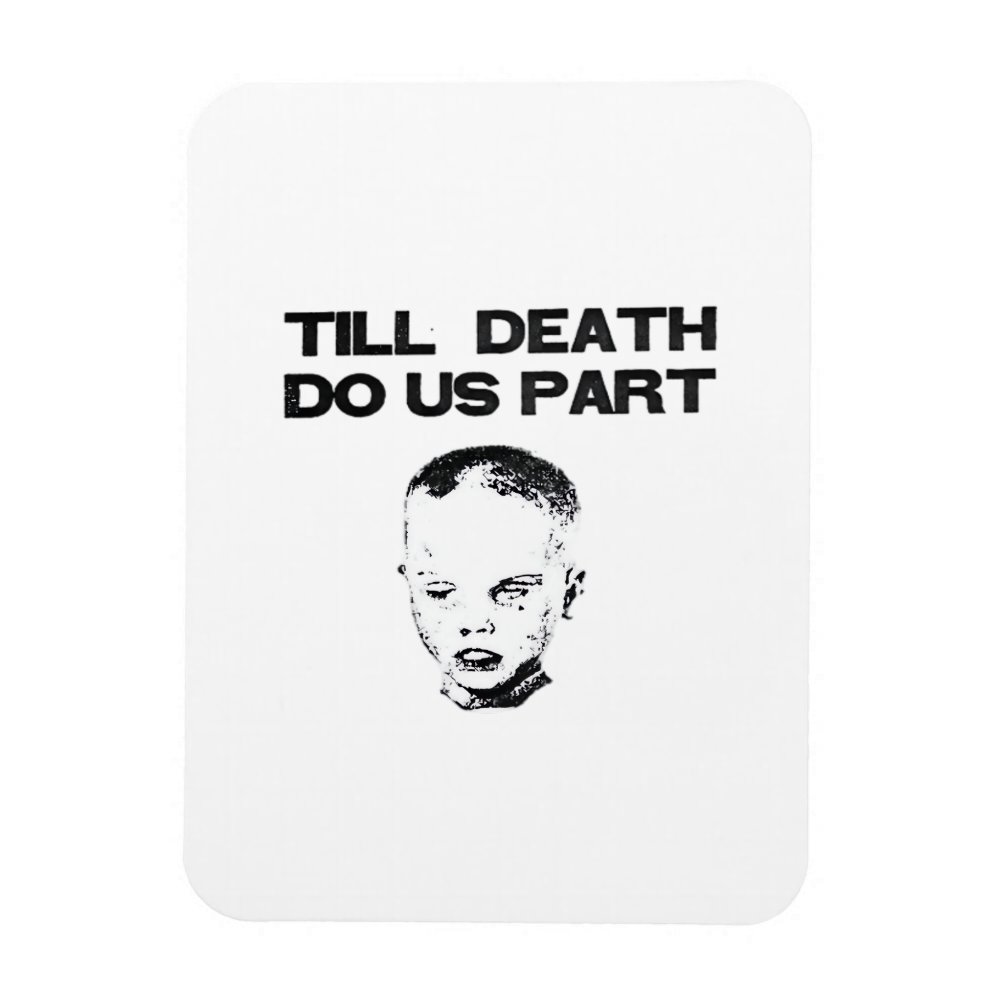 Till Death Do Us Part Sloth Classic Design Magnet