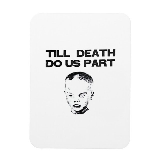 Till Death Do Us Part Sloth Classic Design Magnet (Vertical)