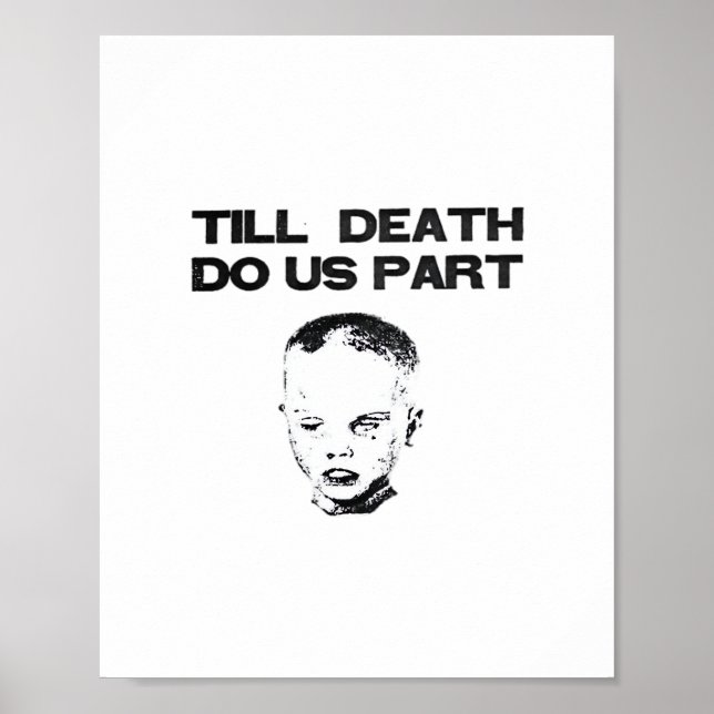 Till Death Do Us Part Sloth Classic Design Poster (Front)