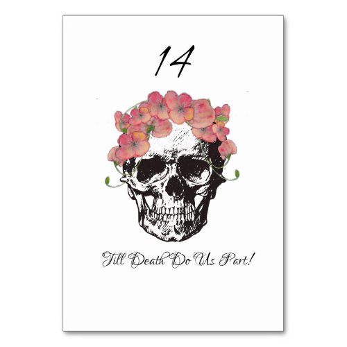 Till Death Do Us Part Table Number