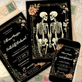 Till Death Do Us Part | Tarot Wedding Invitation