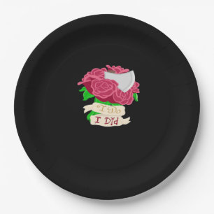 Till Death Do Us Part – Until the End Quote Paper Plates