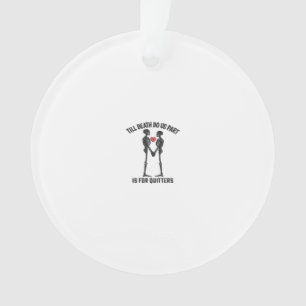 Till Death Do Us Part Valentine Minimal Aesthetic Ornament