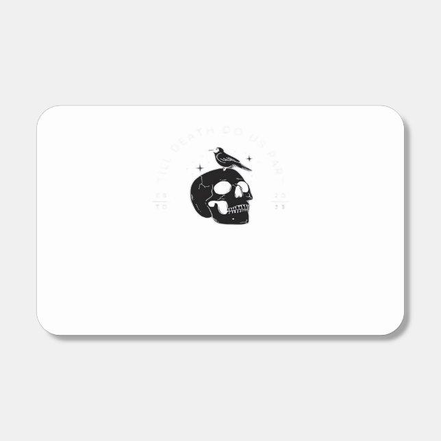 Till Death Do Us Part Wedding Classic Matchboxes (Front)