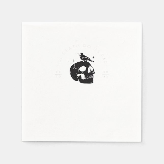 Till Death Do Us Part Wedding Classic Napkins (Front)