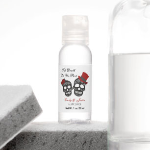 Till Death Do Us Part Wedding Favor Hand Sanitizer