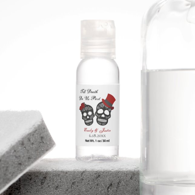 Till Death Do Us Part | Wedding Favor Hand Sanitizer (Insitu)