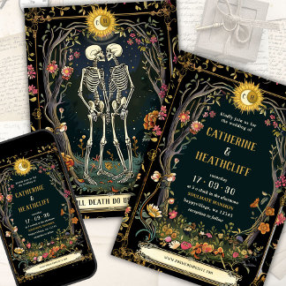 Till Death Do Us Part Wedding Invitation