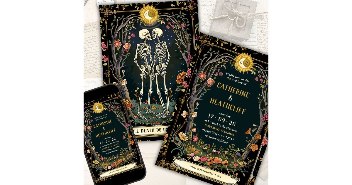 Till Death Do Us Part Wedding Invitation | Zazzle