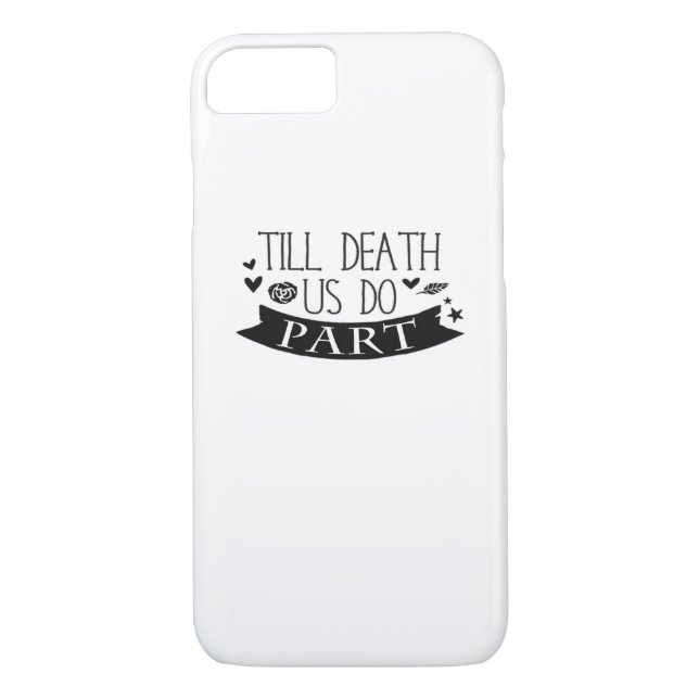 Till Death Do Us Part Wedding Vows Classic Case-Mate iPhone Case (Back)