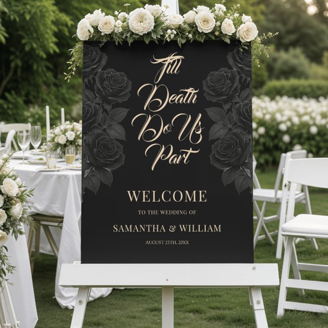 Till Death Do Us Part Wedding Welcome Foam Board (Creator Uploaded)
