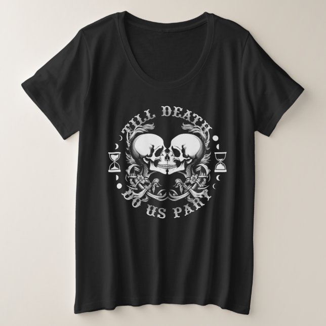 Till Death Do Us Part - Women's Plus Size T-Shirt (Design Front)