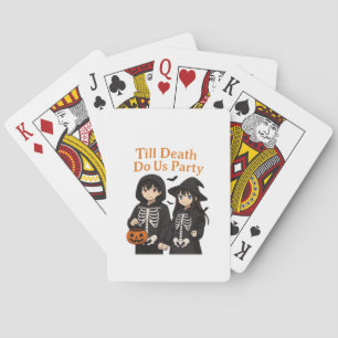 Till Death Do Us Party – Anime Halloween Couple Cl Poker Cards