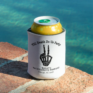 Till death do us Party Bachelorette Party Can Cooler