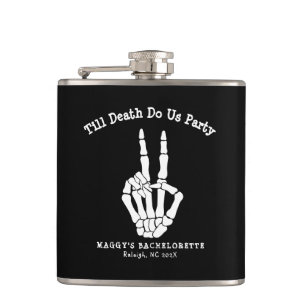 Till death do us Party Bachelorette Party  Flask