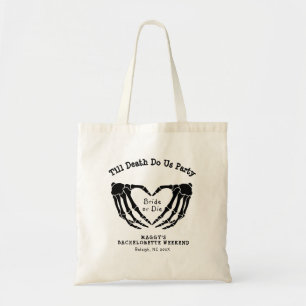 Till death do us Party Bachelorette Party Tote Bag
