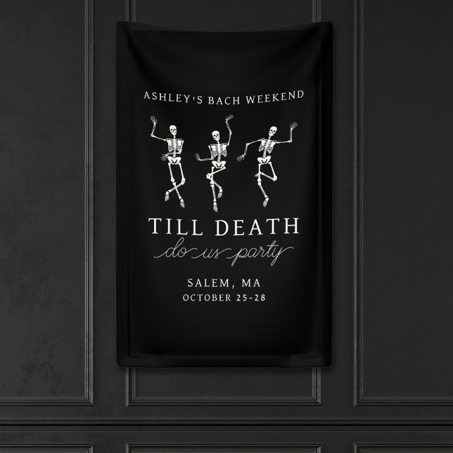 Till Death Do Us Party Bachelorette Weekend Banner (Creator Uploaded)