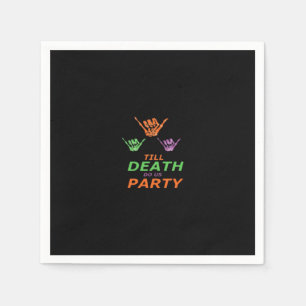 Till Death Do Us Party Classic Napkins